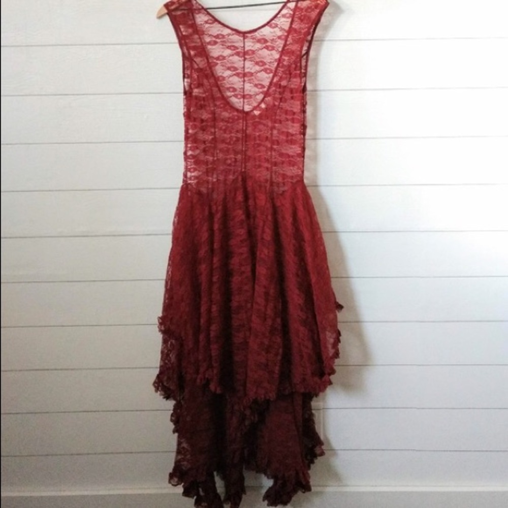 French Courtship Lace Free People Maxi Slip